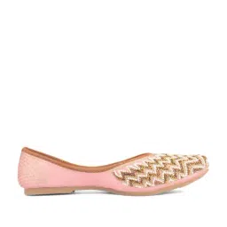 Desi Colour Women's Pink Ethnic Juttis-picture-14