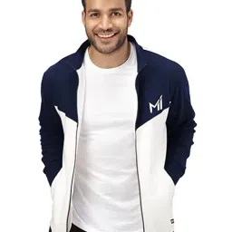 The Souled Store White Regular Fit Colour Block Sweatshirts-image-38