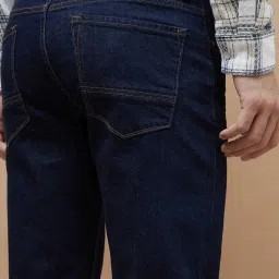 Fame Forever By Lifestyle Dark Blue Slim Fit Jeans image 4