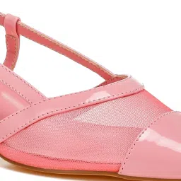 London Rag Women's Pink Back Strap Sandals image 4