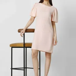 Van Heusen Pink Embellished Shift Dress image 4