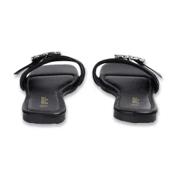 Ginger by Lifestyle Women's Black Casual Sandals image 4