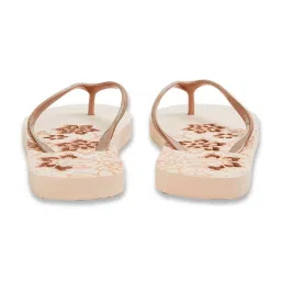 Ginger by Lifestyle Women's Rose Gold Flip Flops image 4