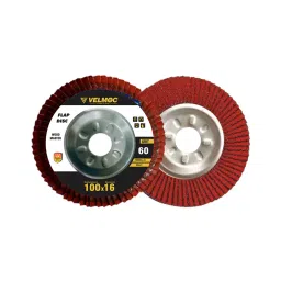 Velmoc 100 mm 120 Grit Aluminum Oxide Flap Disc For Fibre Glass Grinding ( Pack of 200)-picture-44