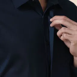 The Formal Club Navy Comfort Fit Shirt image 4