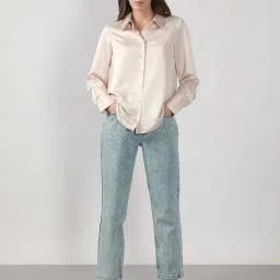 Vero Moda Off White Embellished Shirt image 4