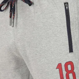 U.S. Polo Assn. Grey Melange Regular Fit Trackpants image 4