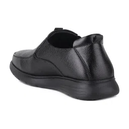 Red Chief Men's Black Formal Loafers image 4