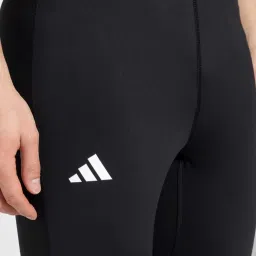 adidas Black Fitted Adizero Essentials Running Tights image 4