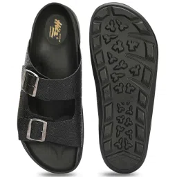 Hitz Men's Black Casual Sandals image 4