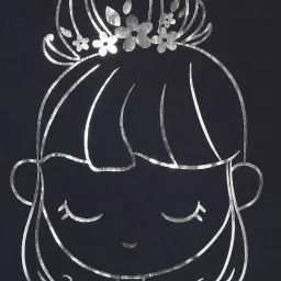 Fame Forever by Lifestyle Kids Navy Cotton Printed T-Shirt image 4