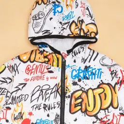 Pantaloons Junior Boys Multicolor Printed Full Sleeves Coats & Jackets image 4