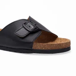 Eridani Women's Adrian Black Casual Sandals image 4