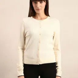 Vero Moda Off White Regular Fit Cardigan-picture-18