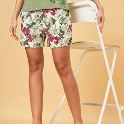 Dreamz by Pantaloons White Printed Shorts image 4