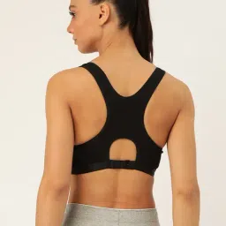 Lady Lyka Multicolor Non Wired Padded Sports Bra (Pack of 2) image 3