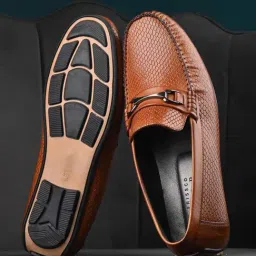 San Frissco Men's Tan Casual Loafers-picture-20