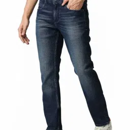 Basics Blue Skinny Fit Jeans image 3
