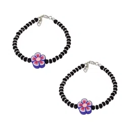 Sahiba Gems Silver-Plated Silver Artificial Stones Bracelet-picture-8