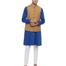 modi jacket Modi Jackets Brown Regular Fit Bundi Jacket image 5