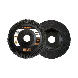 Velmoc 100 mm 80 Grit Aluminum Oxide Flap Disc For Fibre Glass Grinding ( Pack of 200)-image-31