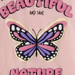 R&B Kids Pink Graphic Regular Fit T-Shirt image 5