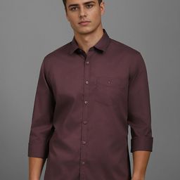 Louis Philippe Sport Men Slim Fit Solid Casual Shirt-picture-11