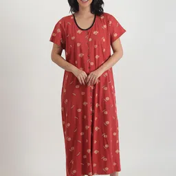 Noty Printed Maxi Nightdress-picture-41