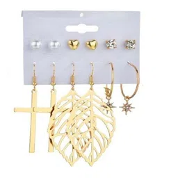 Crazy Fashion Pack Of 6 Contemporary Drop Earrings-picture-40