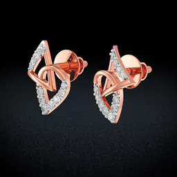 Joyalukkas Women18KT Rose Gold Earrings Diamond-picture-41