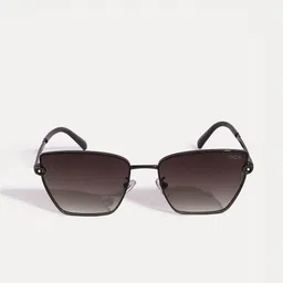 IDOR Women Brown Lens & Brown Rectangle Sunglasses with UV Protected Lens image 5