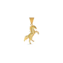 BHIMA 22K BIS Hallmark 916 Purity Yellow Gold Rising Horse Pendant-picture-38