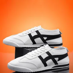 HASTEN Men Lace-Ups Round Toe Sneakers-picture-22