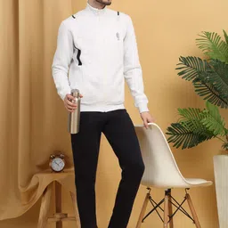 Sweet Dreams Men Mock Collar Tracksuit-image-4