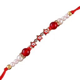 SHONA'S STYLE Evil Eye Beaded Thread Rakhi image 3