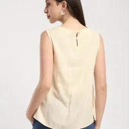 R&B Cream Viscose Top image 2