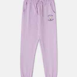 R&B Kids Lilac Graphic Regular Fit Joggers-picture-19