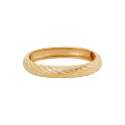 Accessorize London Golden Bangle for Women image 3