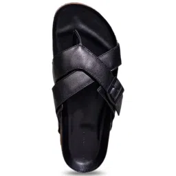 Neemans Men's Cork Black Thong Sandals image 4