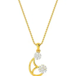 Kisna Diamond & Gold Jewellery 14k Dior Pedant-image-69