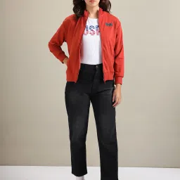 U.S. Polo Assn. Rust Cotton Graphic Print Jacket image 4