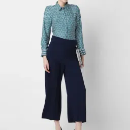 Van Heusen Blue Polyester Printed Shirt image 4