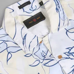 AD by Arvind White Slim Fit Shirt image 4
