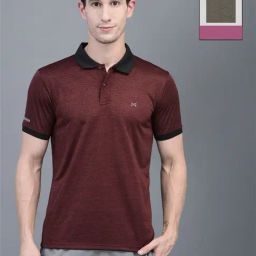 Force NXT Maroon & Olive Regular Fit Sports Polo - Pack Of 2-picture-1
