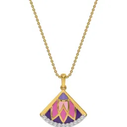 Kisna Diamond & Gold Jewellery 14k Fiorella Pendant-image-18