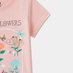 R&B Kids Pink Graphic Regular Fit T-Shirt image 3