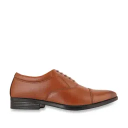 Pelle Albero Men's Tan Oxford Shoes-picture-33