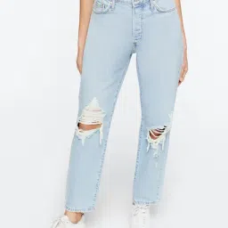 Forever 21 Blue Distressed Jeans-picture-39