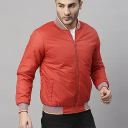 Dennis Lingo Rust Regular Fit Bomber Jackets-image-79
