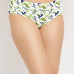 Clovia White Printed Hipster Panty-image-14
